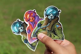 Det 755 Sticker: Boricua Aviator