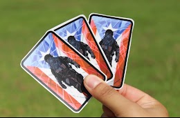 Det 755 Sticker: Island Warrior