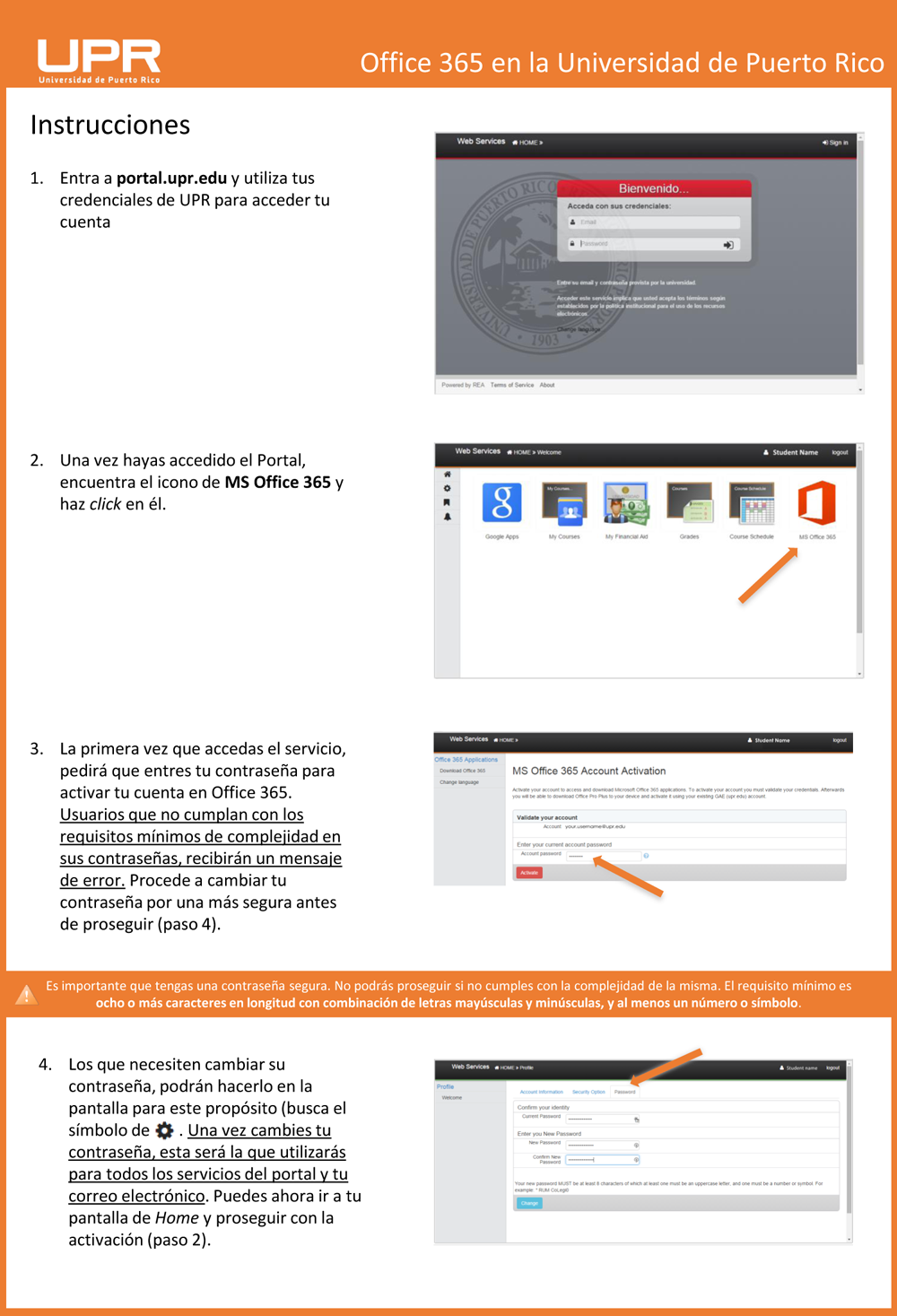 Instrucciones Office 365 – Universidad de Puerto Rico del Recinto de Río  Piedras