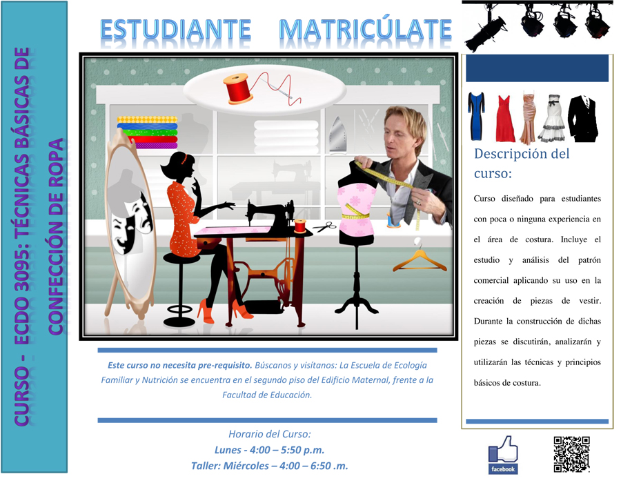 Flyer Curso Costura