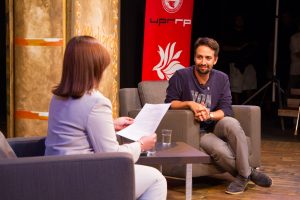 Lin-Manuel Miranda visita, conversa y rapea en la ‘Iupi’