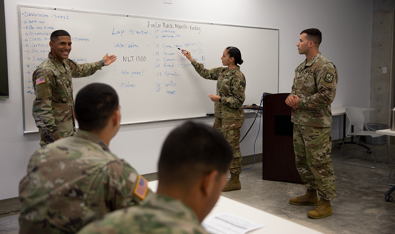 Estudiantes del ROTC