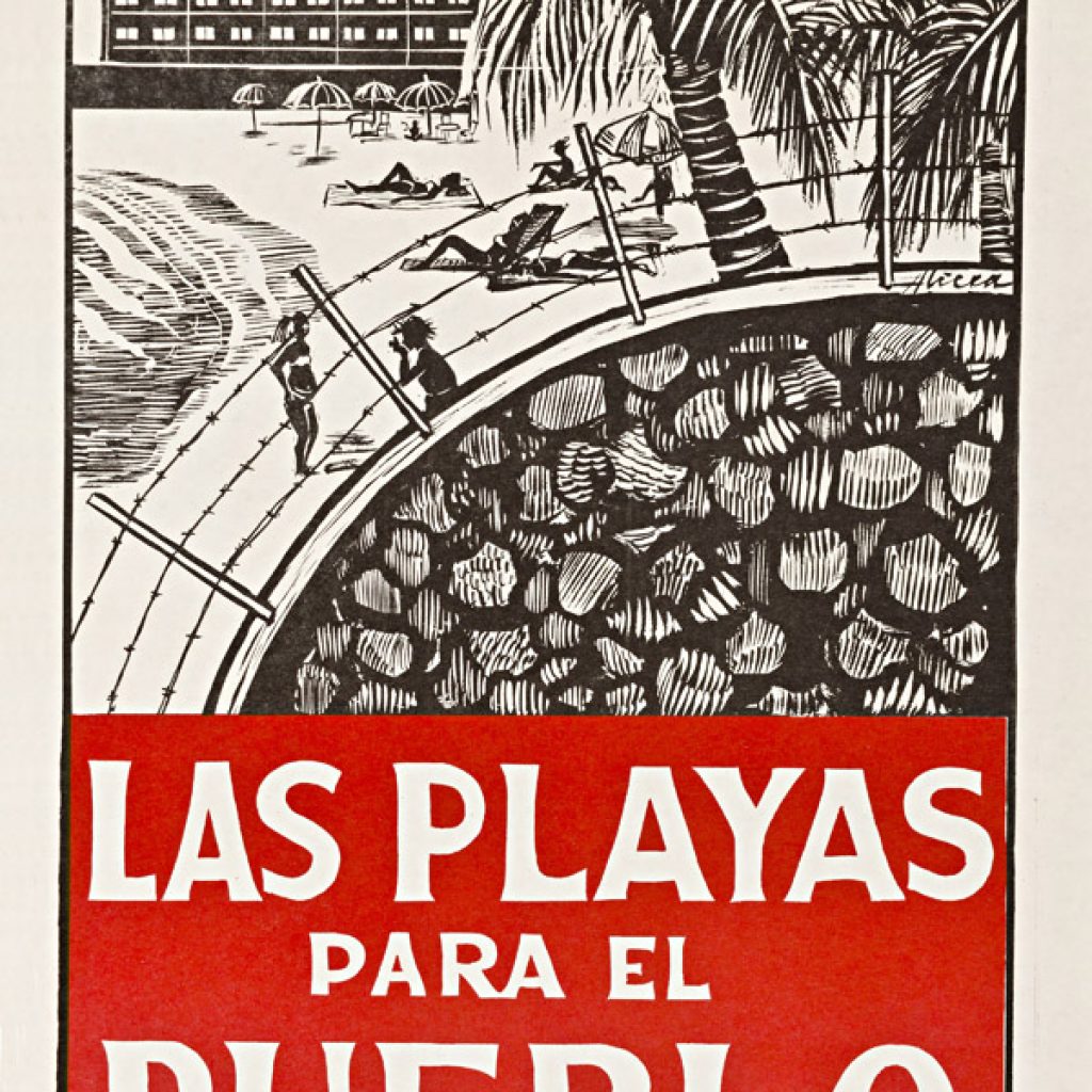 Cartel Las Playas son del Pueblo