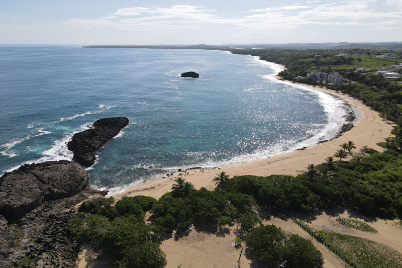 Playa Mar Chiquita en Manatí-Vista hacia el Este