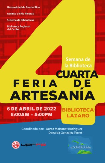 4ta Feria Artesania Semana de la Biblioteca