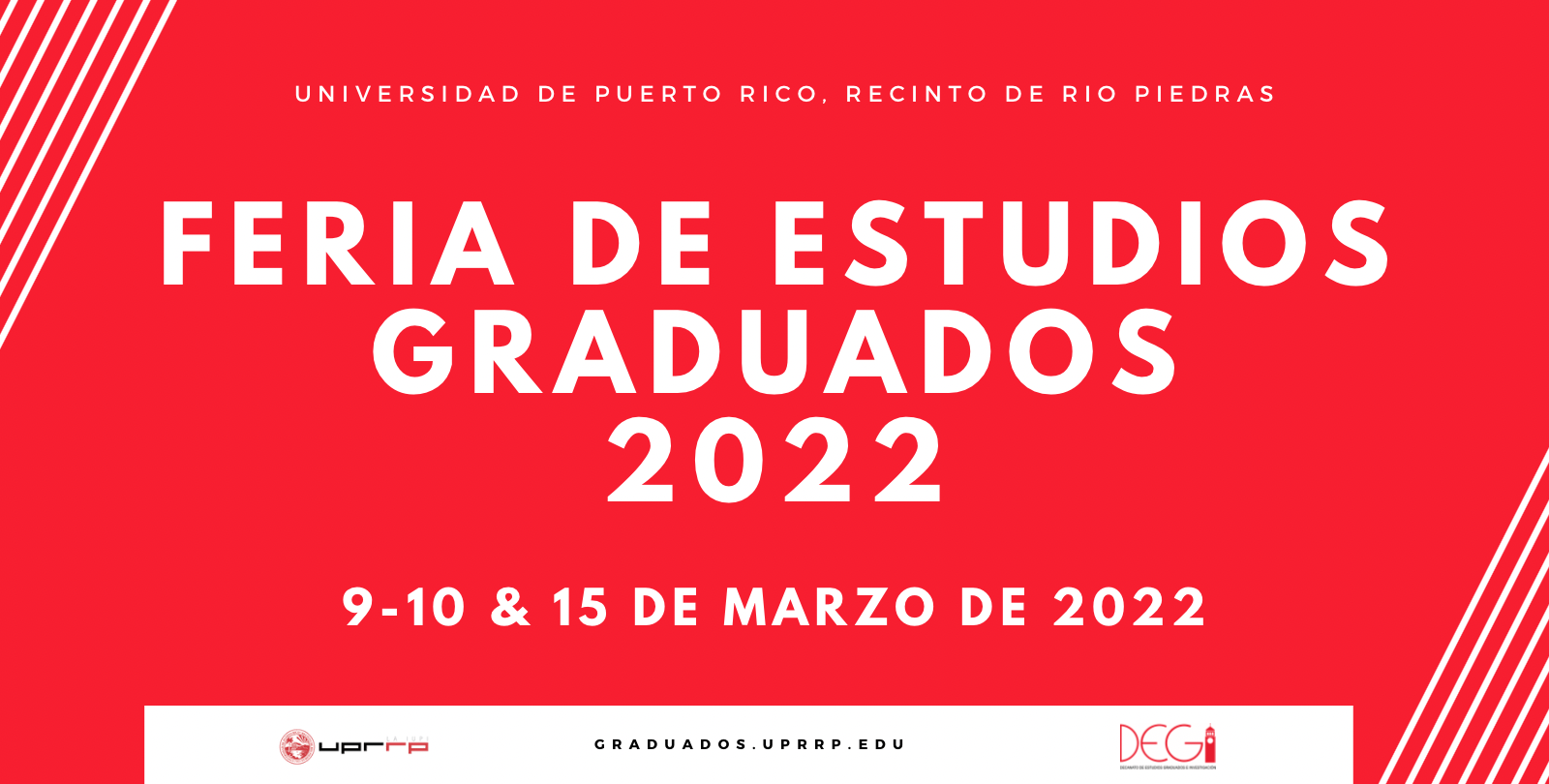 Anuncio de la Feria de Estudios Graduados