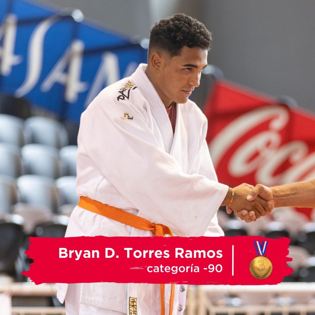 Brian Torres, bronce (categoría -90)