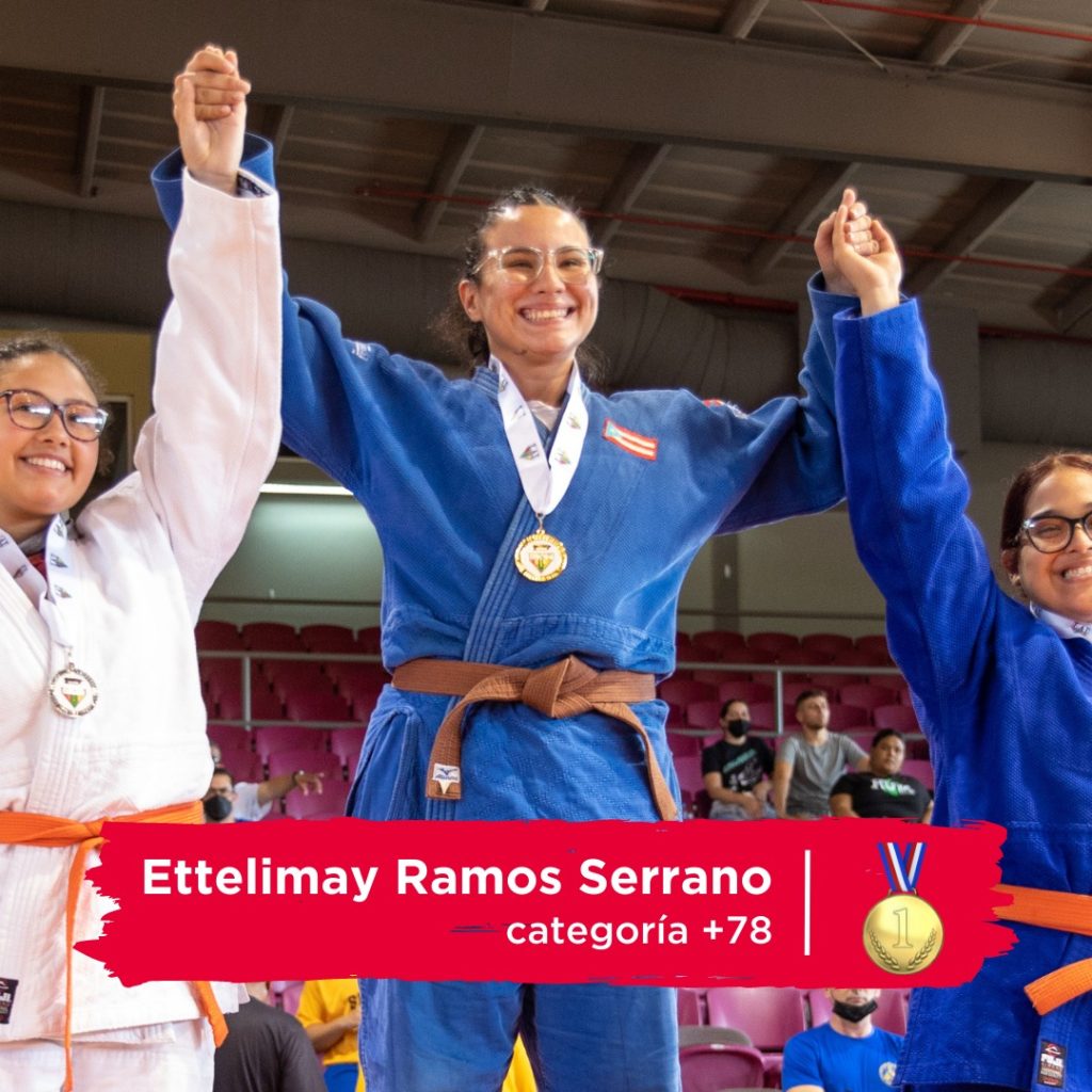 Ettelimay Ramos, oro (categoría +78)