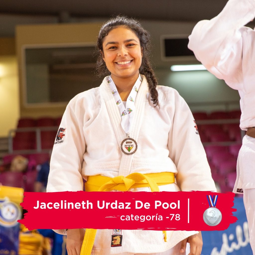 Jacelineth Urdaz, plata (categoría -78)