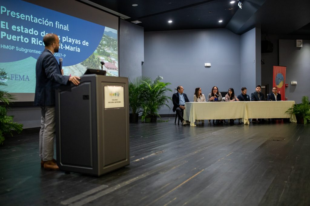 Imagen de presentación del Proyecto del Estado de las Playas Post María