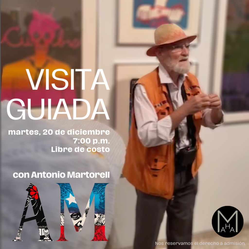 VISITA GUIADA el martes, 20 de diciembre a las 7:00 p.m. en el Museo de la UPR con Antonio Martorell