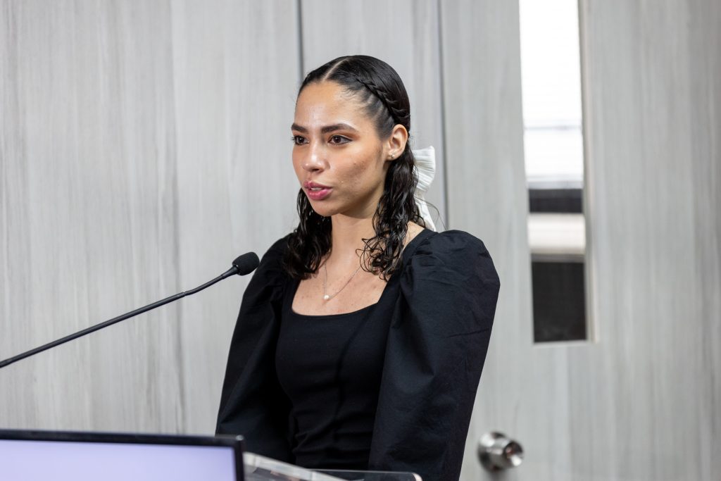 Clarisse Orta Rodríguez- estudiante de bachillerato en Trabajo Social