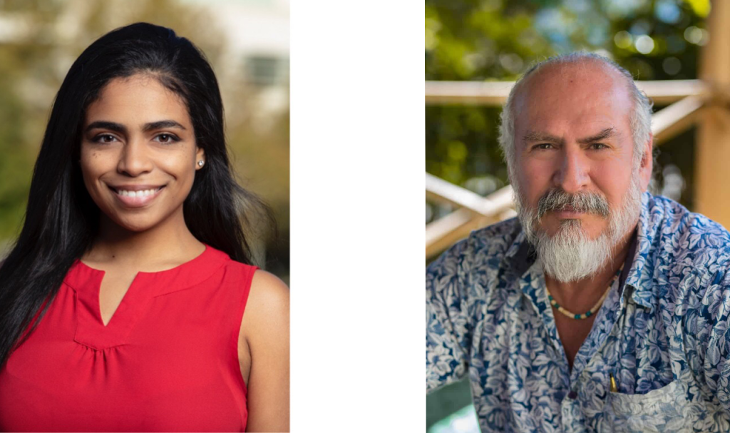 La Dra. Jelissa Reynoso García, de la Facultad de Medicina de la Universidad de California Davis y el Dr. Gary A. Toranzos, especialista en microbiología ambiental y profesor de microbiología en el Recinto de Río Piedras de la Universidad de Puerto Rico.