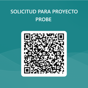 Código QR de la solicitud a PROBE