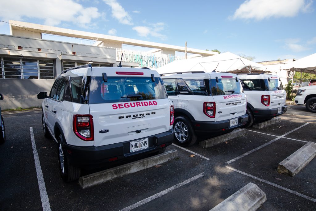 Nueva flota de vehículos de la Oficina de Seguridad