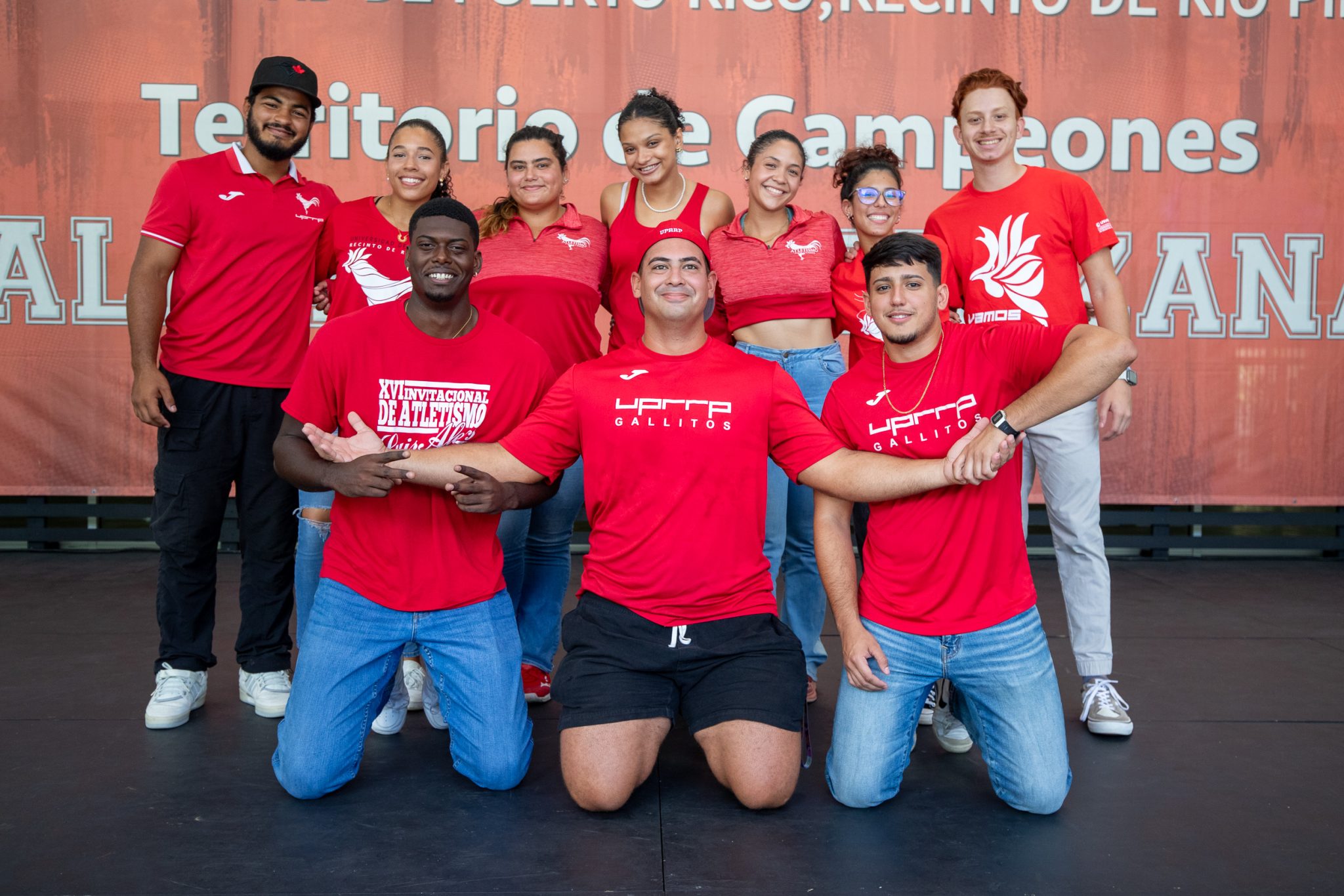 Foto de los integrantes de eventos de campo (Atletismo)