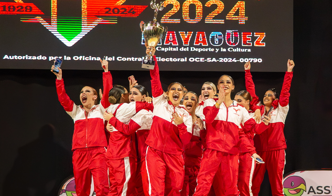 Las jerezanas del Recinto Río Piedras ganan la primera competencia de baile oficial de la LAI