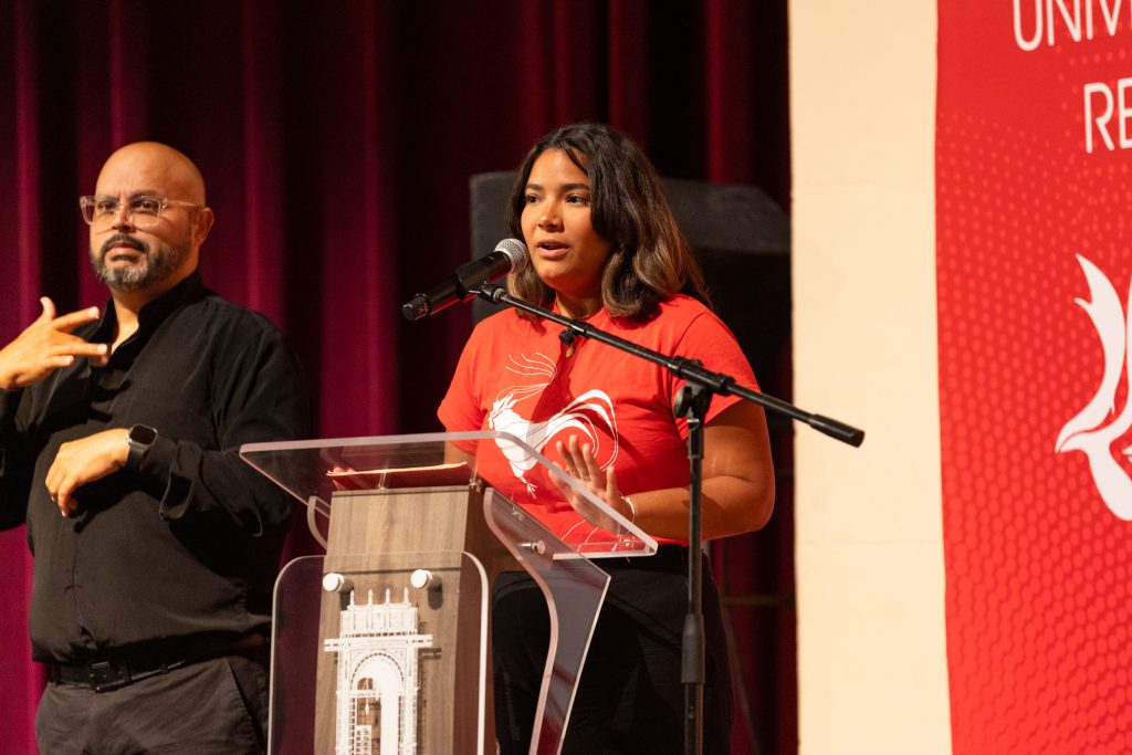 Fabiola, Presidenta del Consejo General de Estudiantes