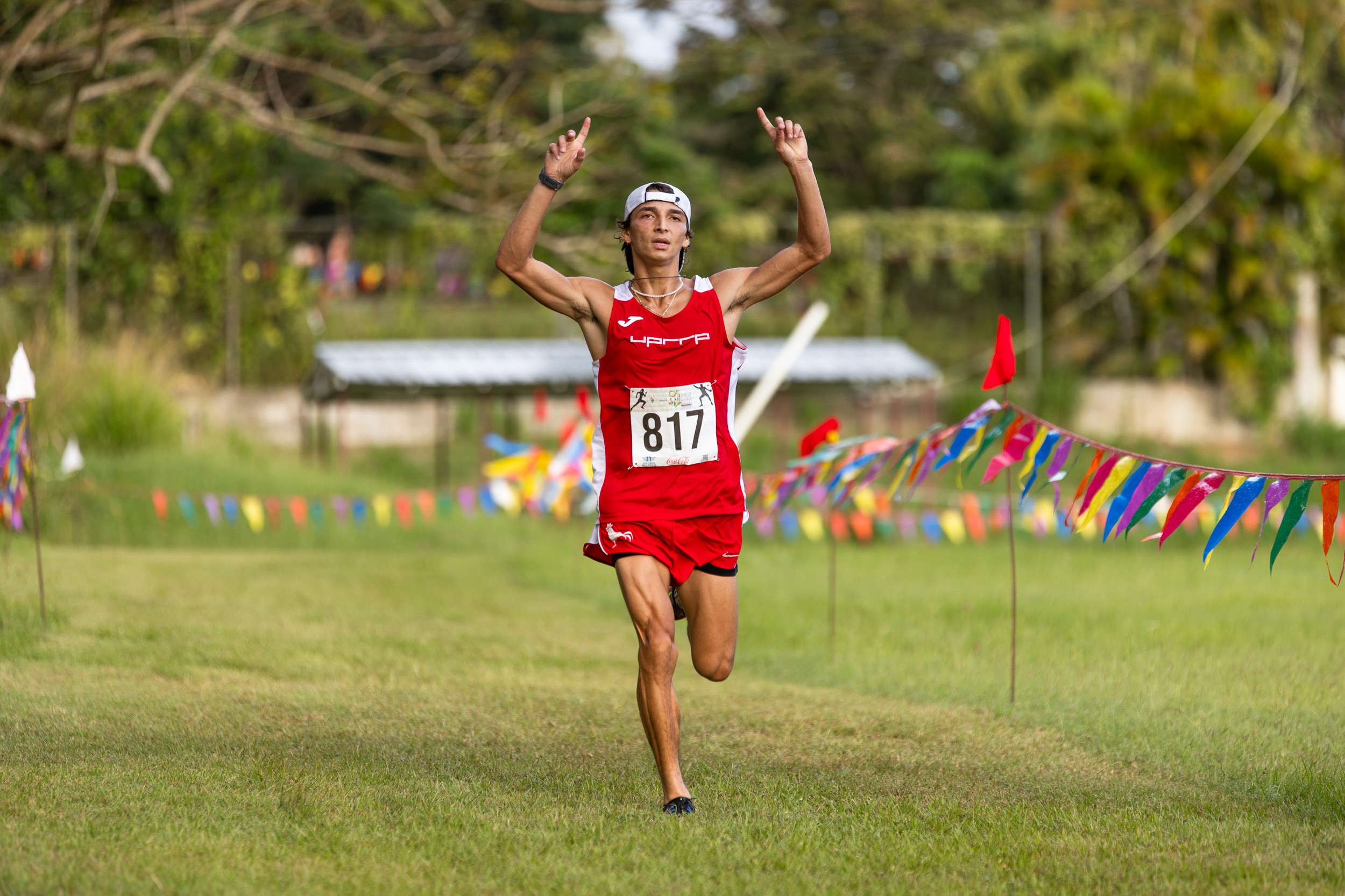 Competidor del equipo campo traviesa masculino