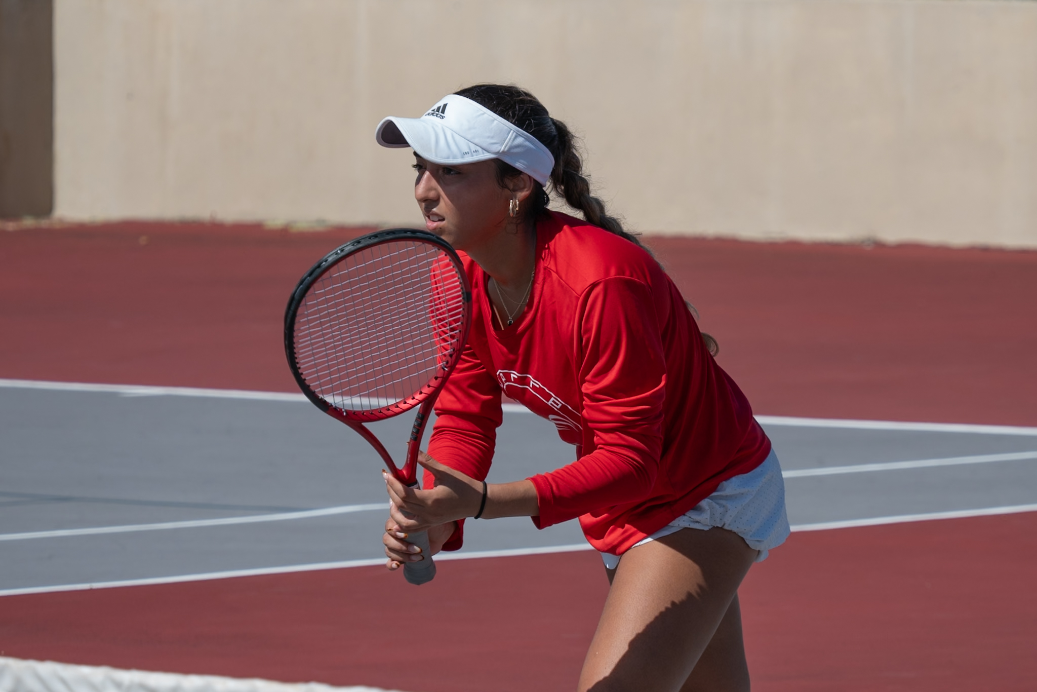 Competidora del tenis de campo