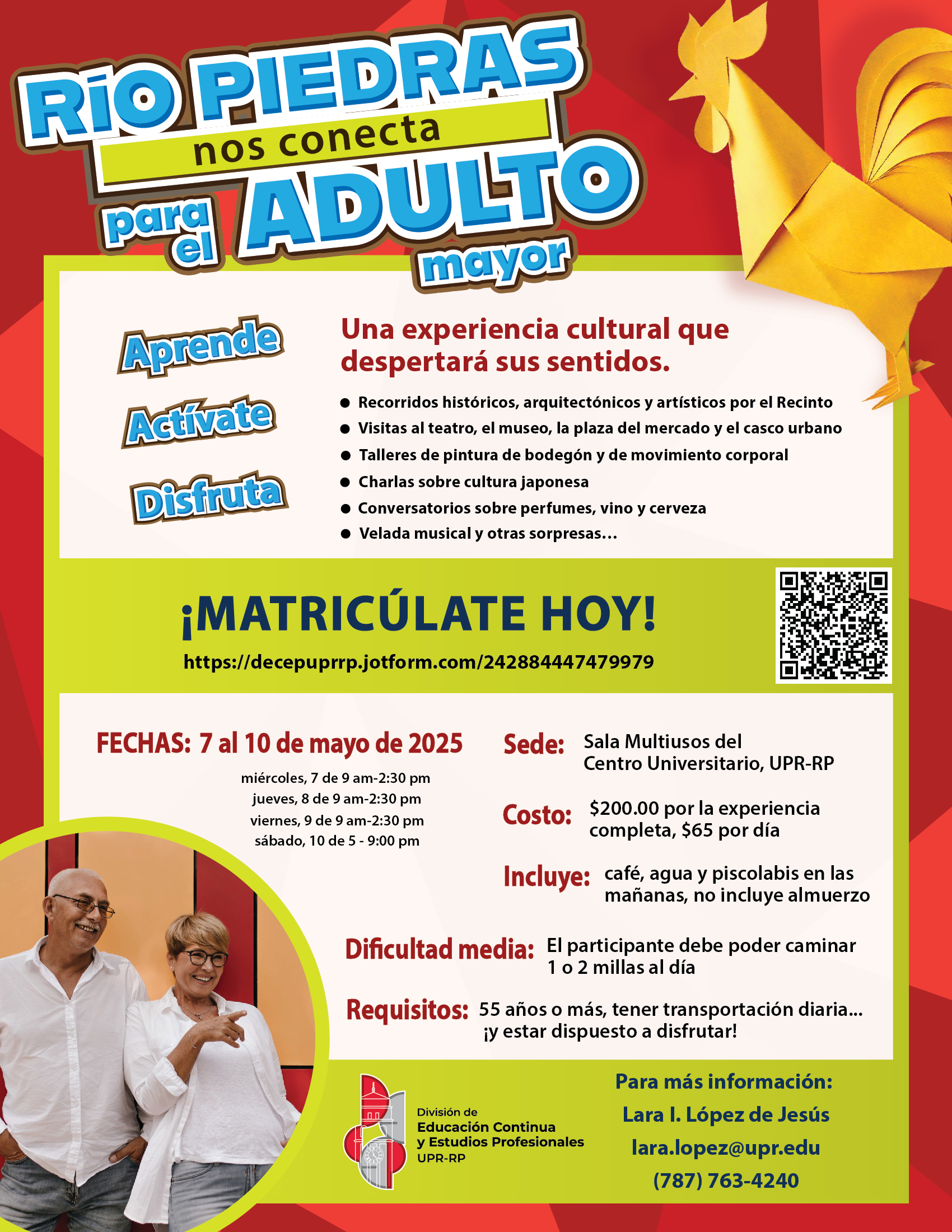Río Piedras nos conecta para el adulto mayor