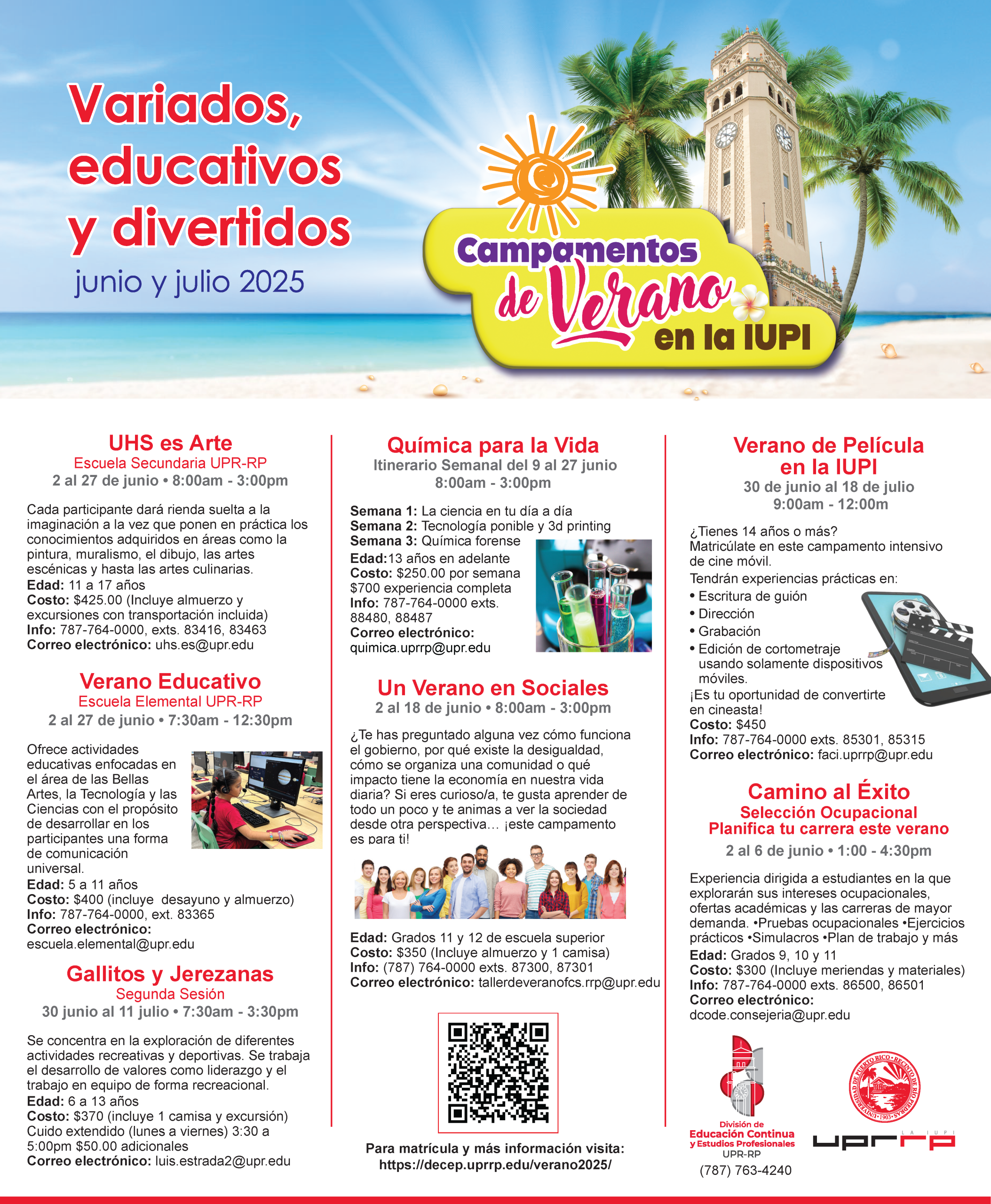Campamentos de Verano en la IUPI