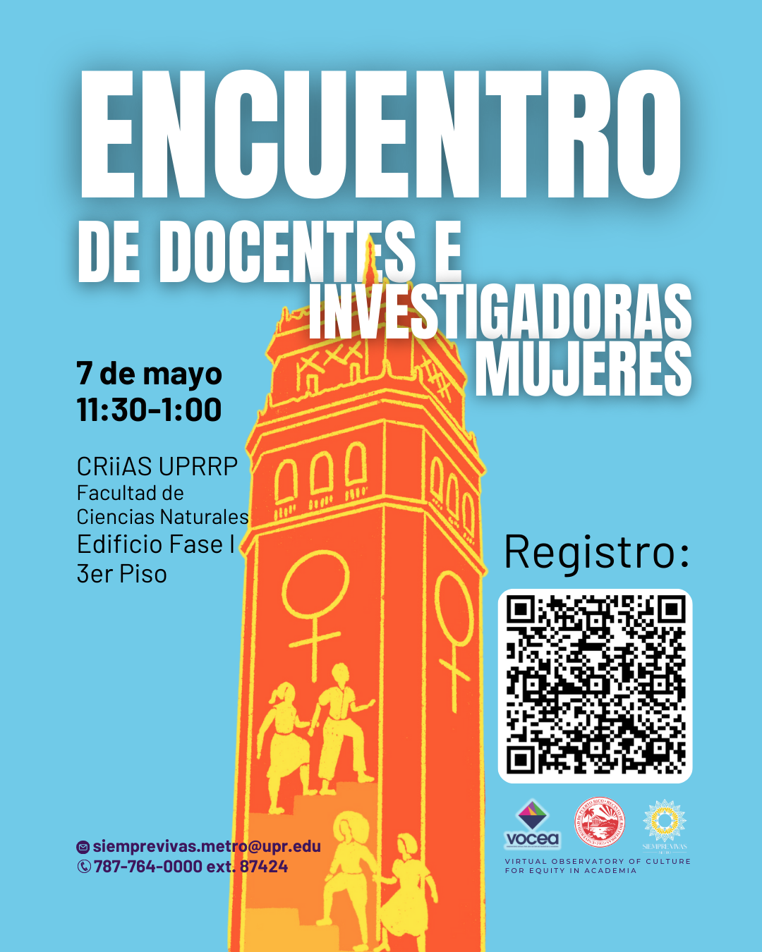 Encuentro de Docentes e Investigadoras SIEMPRE VIVAS METRO Y VOCEA
