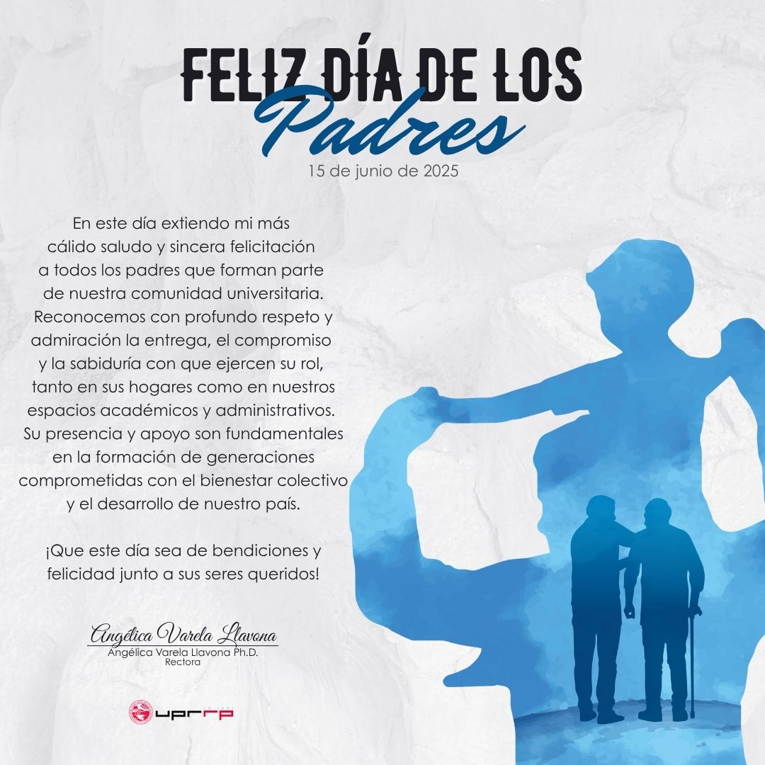 Anuncio de felicitación en el Día de los Padres
