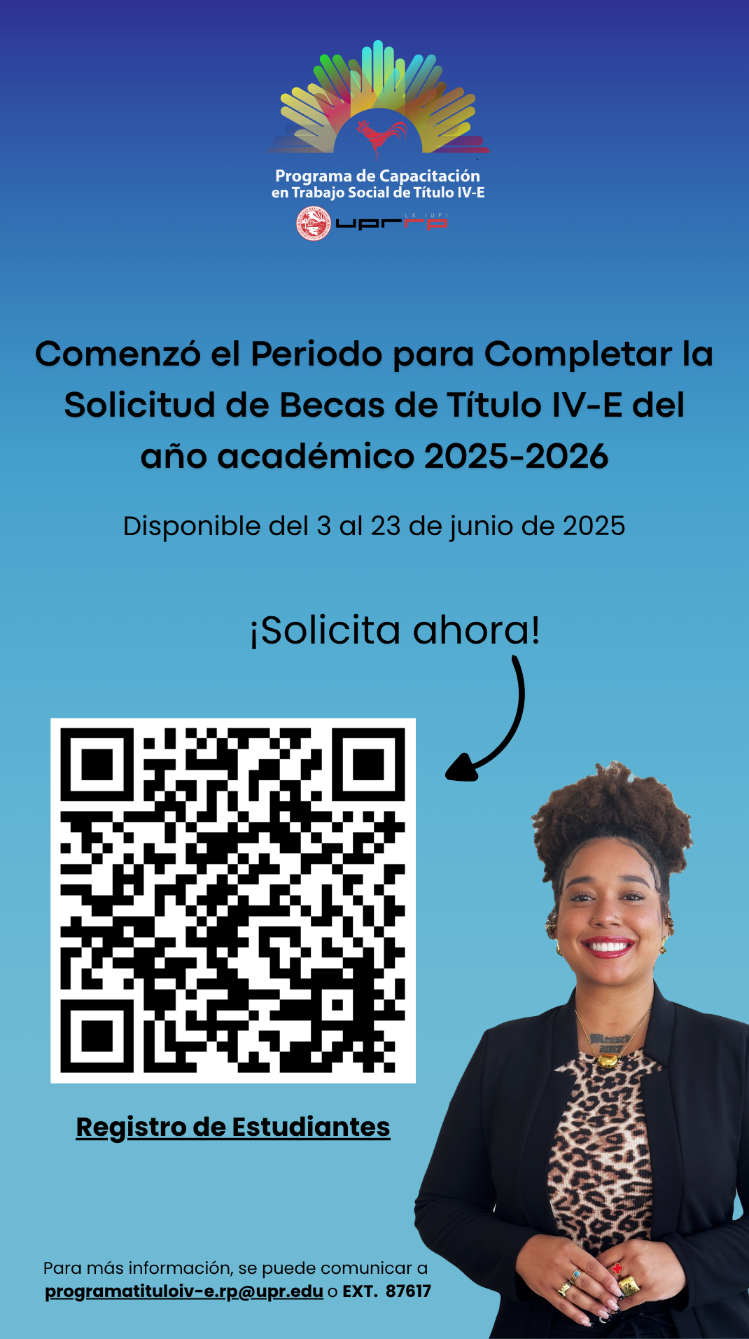 Becas Programa de Capacitación en Trabajo Social Título IV-E