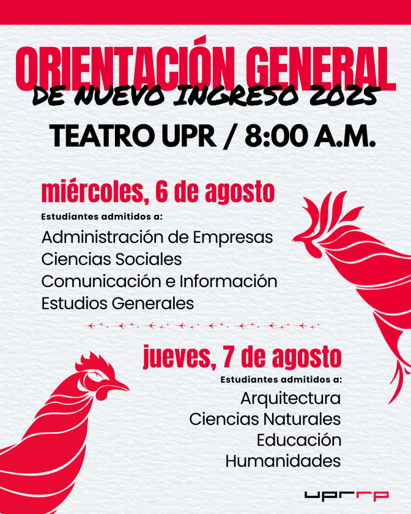 Orientaciones a Estudiantes de Nuevo Ingreso