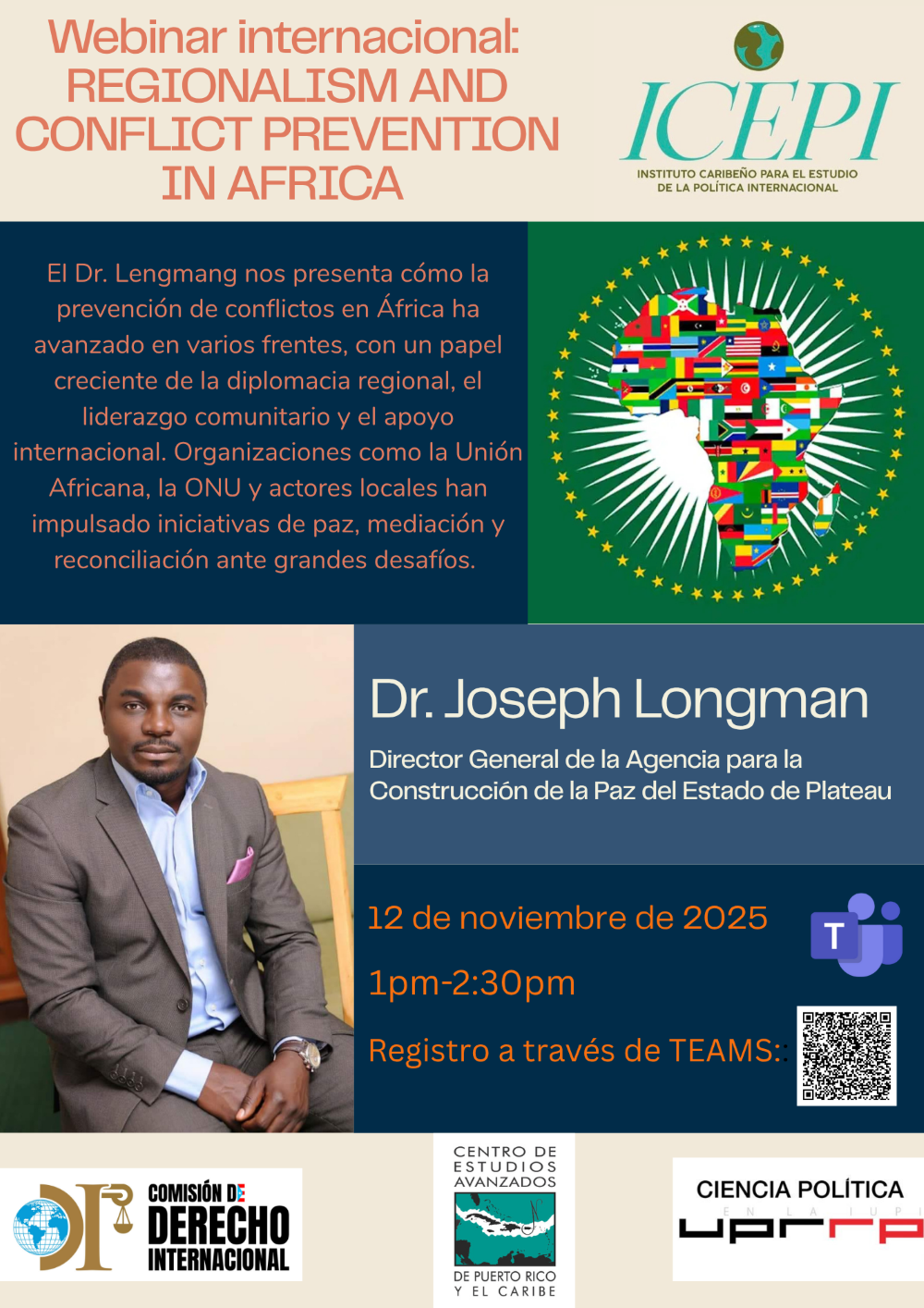 2 Webinar Internacional: Regionalism and Conflict Prevention in Africa