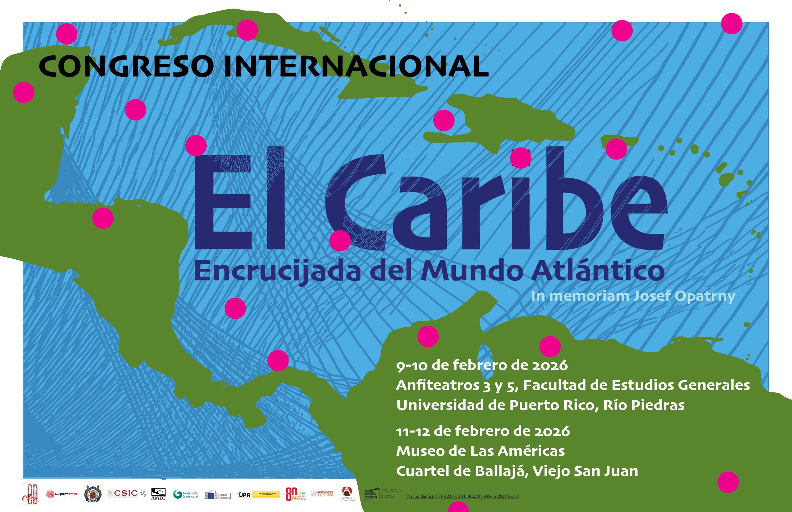 Congreso Internacional: El Caribe, en la encrucijada del Mundo Atlántico el 9 y 10 de febrero en la Facultad de Educación