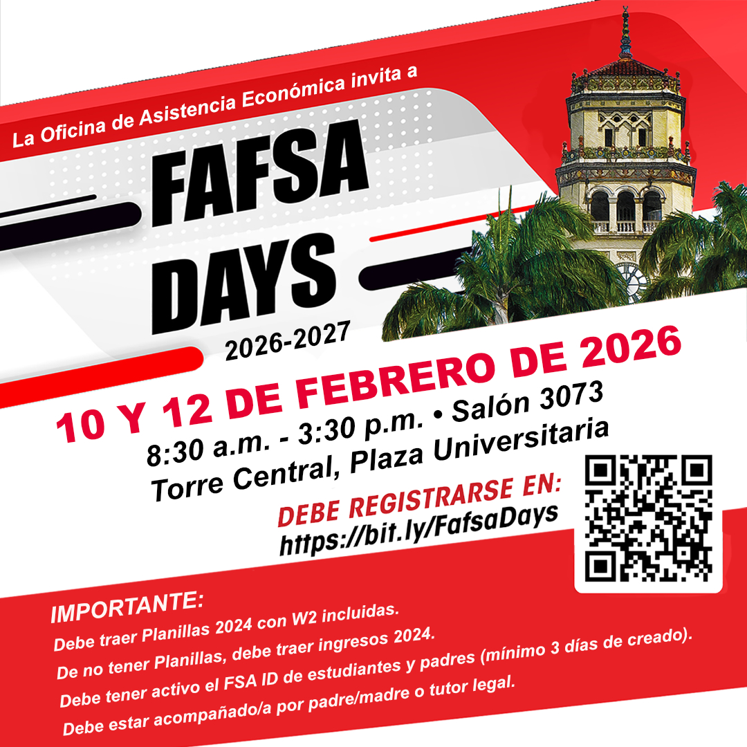 FAFSA Days el 10 y 12 de febrero de 2026
