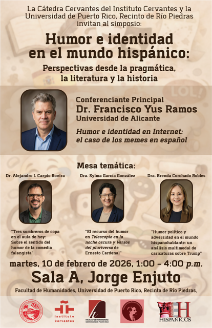 Simposio  "Humor e identidad en el mundo hispánico: Perspectivas desde la pragmática, la literarura y la historia