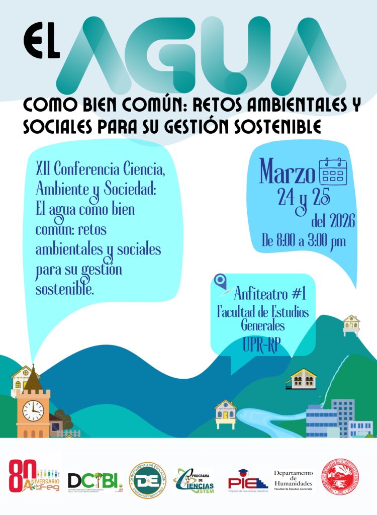 Anuncio de la Conferencia Ciencia, Ambiente y Sociedad