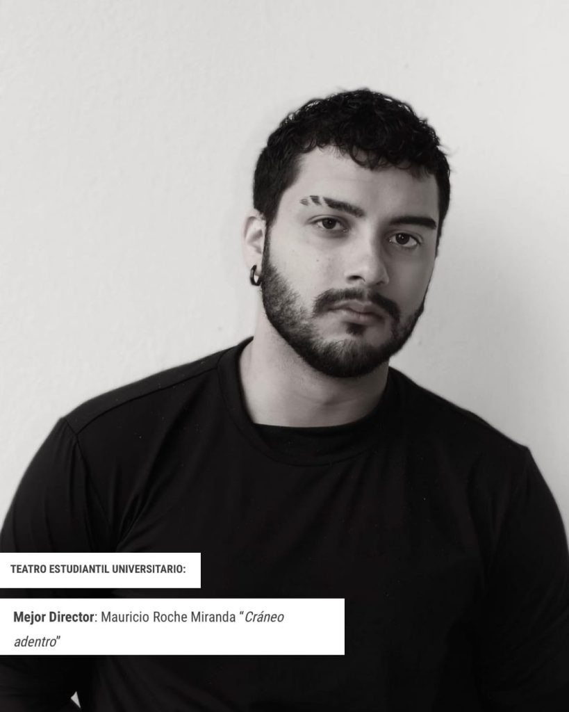 Mauricio Roche Mejor Director LATA en NY - estudiante Drama UPR Rio Piedras