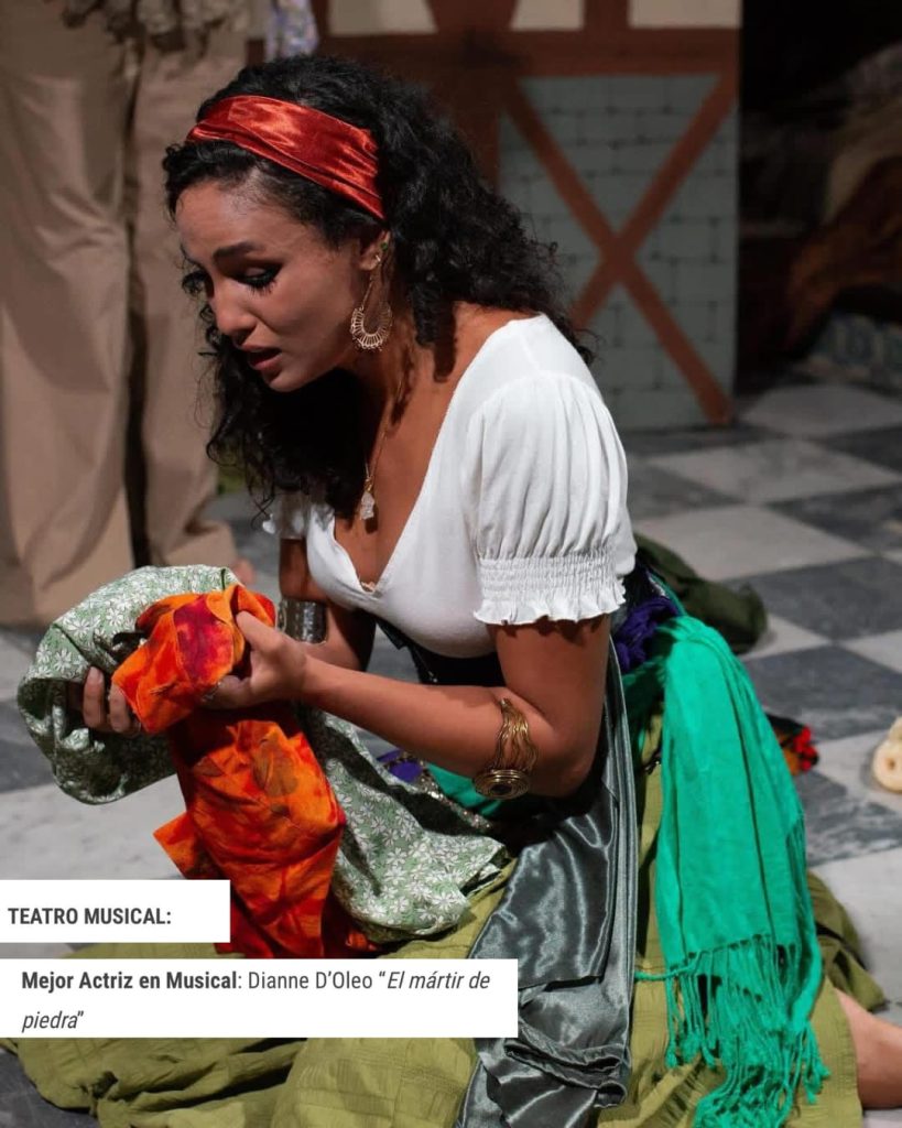 Mejor Actriz en Musical Dianne DOleo LATA en NY - estudiante Drama UPR Rio Piedras