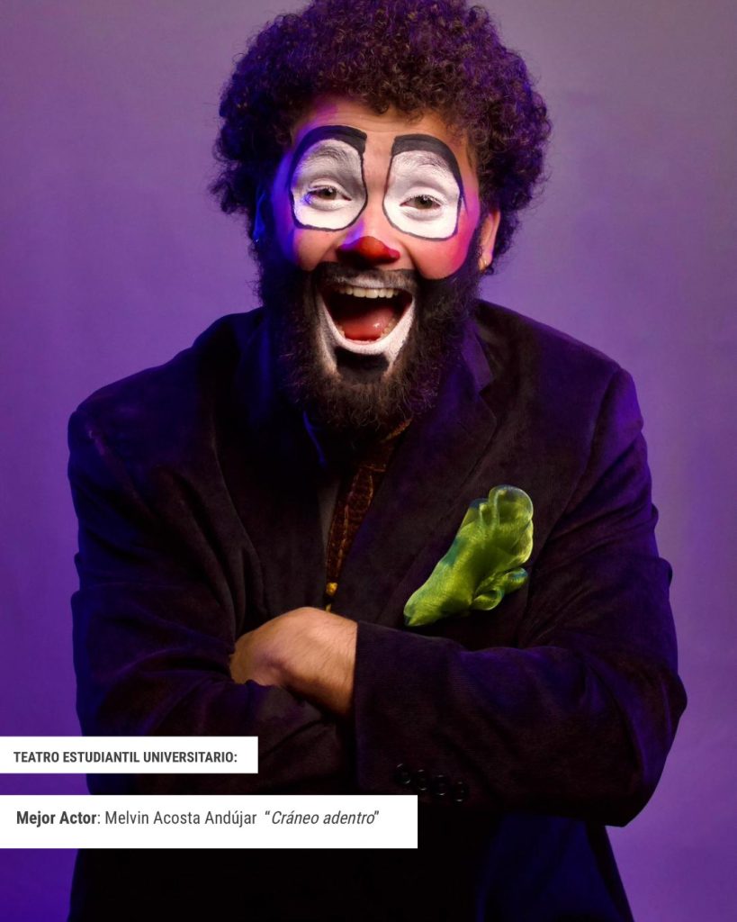 Melvin Acosta Mejor Actor LATA en NY - estudiante Drama UPR Rio Piedras