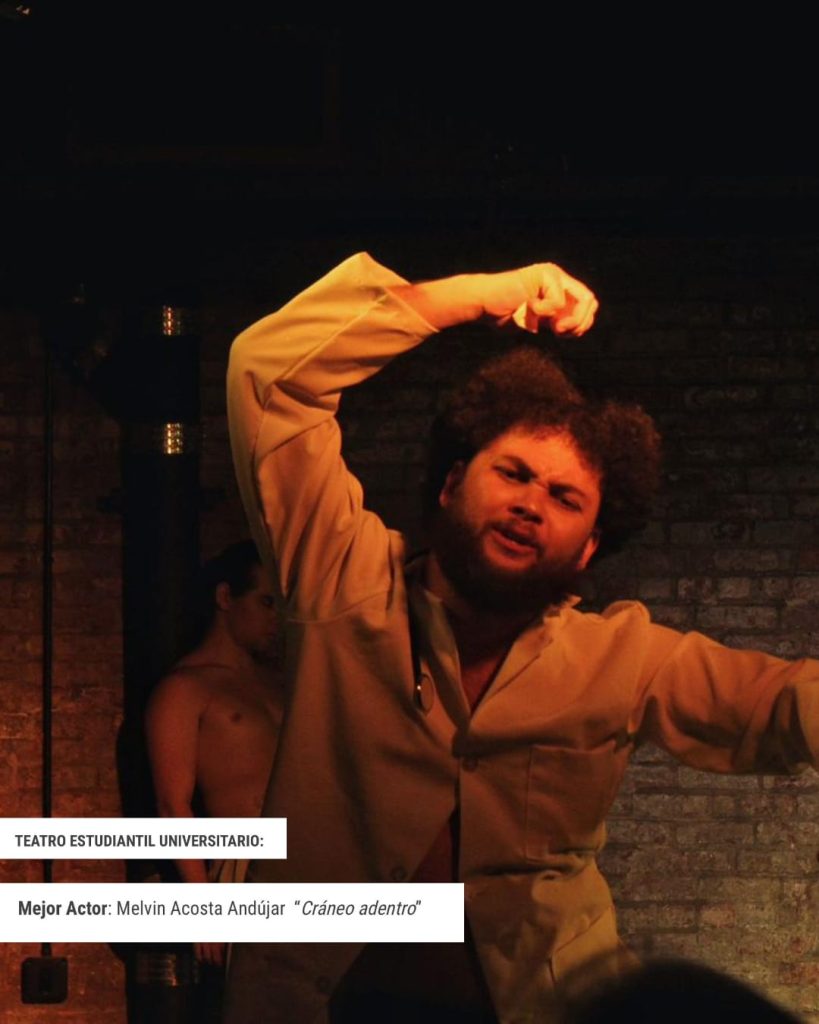 Melvin Acosta Mejor Actor LATA en NY - estudiante Drama UPR Rio Piedras 2