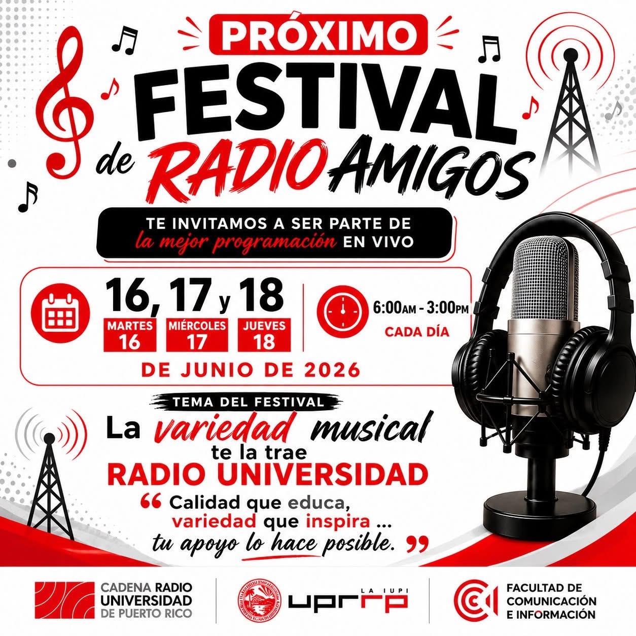 Promoción Festival Radio Amigos