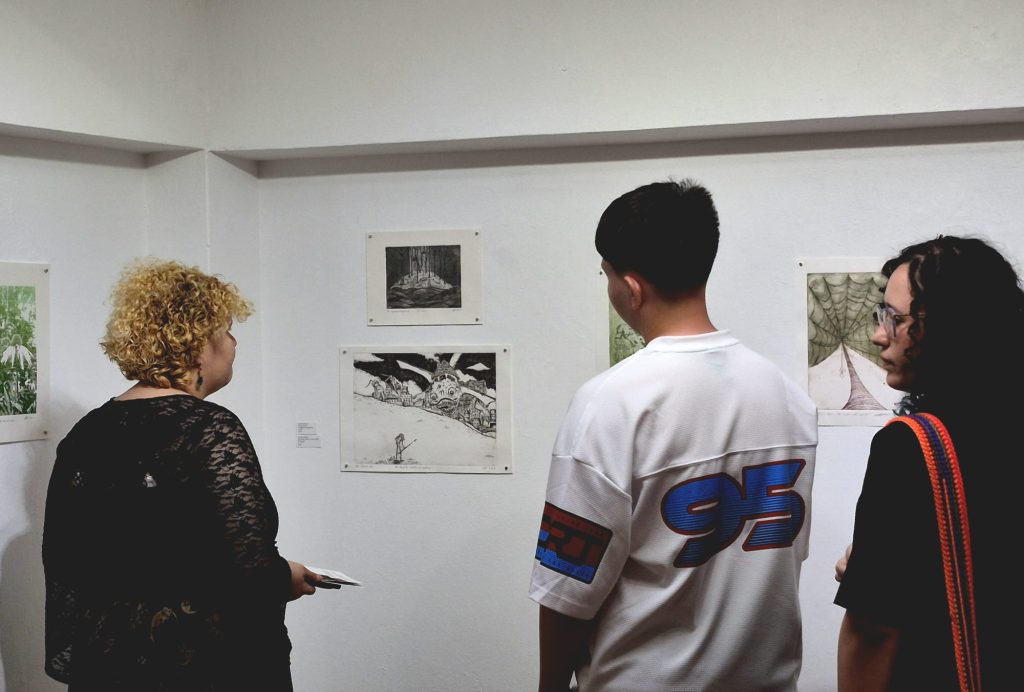trabajos realizados en los cursos de Grabado Digital e Intaglio