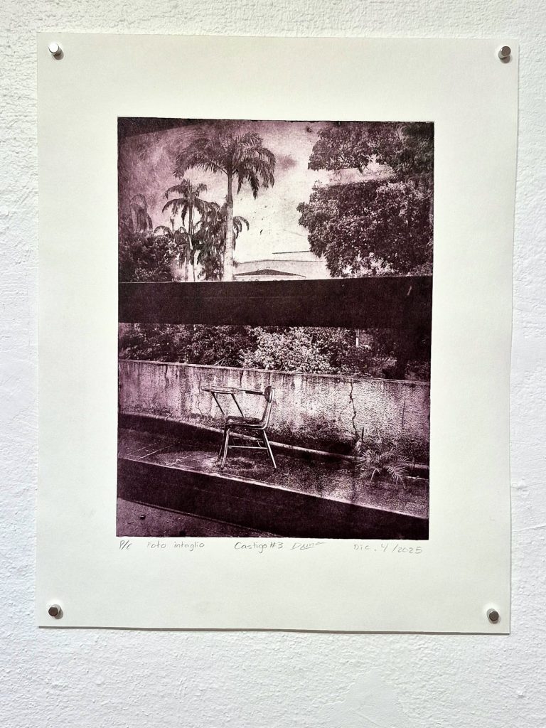 trabajos realizados en los cursos de Grabado Digital e Intaglio