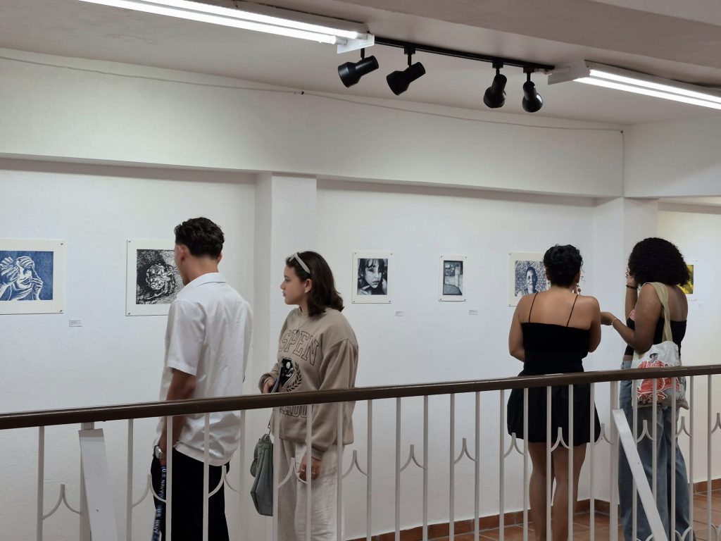 trabajos realizados en los cursos de Grabado Digital e Intaglio