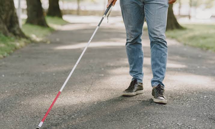 recorrido para personas no videntes