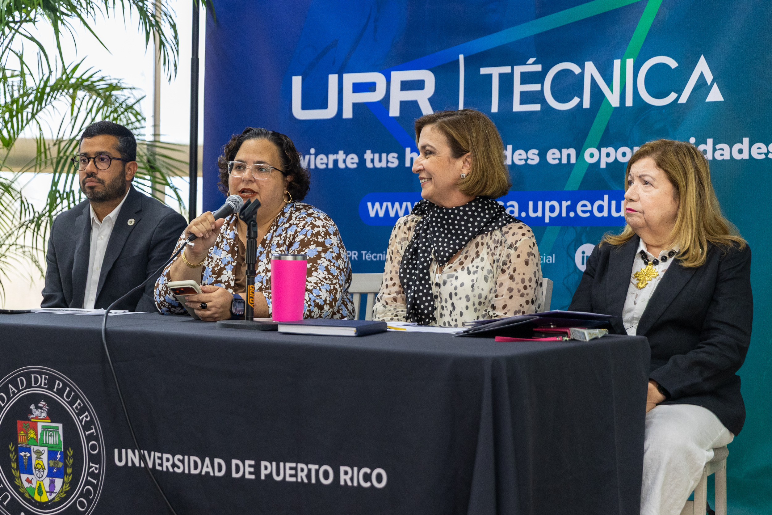 La presidenta de la Universidad de Puerto Rico, Dra. Zayira Jordán Conde, presenta UPR Técnica.