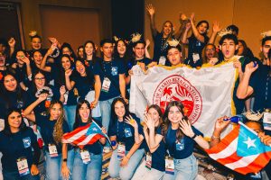 Delegación de la American Marketing Association de la Universidad de Puerto Rico, Recinto de Río Piedras, durante su participación en la AMA International Collegiate Conference 2026, donde el capítulo se posicionó por tercer año consecutivo como Top 1 Chapter y obtuvo múltiples reconocimientos a nivel internacional.