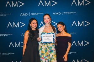 Delegación de la American Marketing Association de la Universidad de Puerto Rico, Recinto de Río Piedras, durante su participación en la AMA International Collegiate Conference 2026, donde el capítulo se posicionó por tercer año consecutivo como Top 1 Chapter y obtuvo múltiples reconocimientos a nivel internacional.