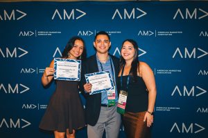 Delegación de la American Marketing Association de la Universidad de Puerto Rico, Recinto de Río Piedras, durante su participación en la AMA International Collegiate Conference 2026, donde el capítulo se posicionó por tercer año consecutivo como Top 1 Chapter y obtuvo múltiples reconocimientos a nivel internacional.